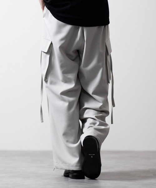 【CLEL】M-47Design TR Loose Parachute Pants/M-47デザイン TRルーズ パラシュートパンツ【セットアップ対応】の22枚目の写真