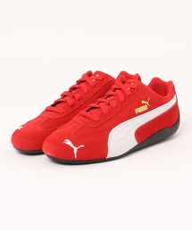 PUMA | PUMA/プーマ レディース スニーカー 韓国ファッション 薄底 SPEEDCAT OG スピードキャット ブラックピンク ロゼ 398846(スニーカー)