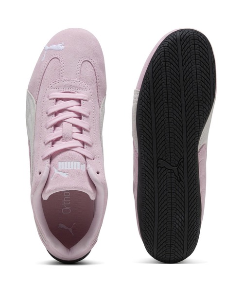 PUMA/プーマ レディース スニーカー 韓国ファッション 薄底 SPEEDCAT OG スピードキャット ブラックピンク ロゼ 398846の13枚目の写真