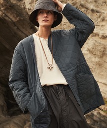 WYM LIDNM | VINTAGE WASHER QUILTING COAT(ノーカラーコート)