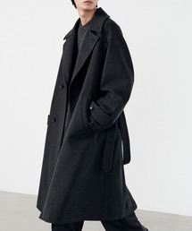 WYM LIDNM | SMOOTH MELANGE WRAP COAT(その他アウター)