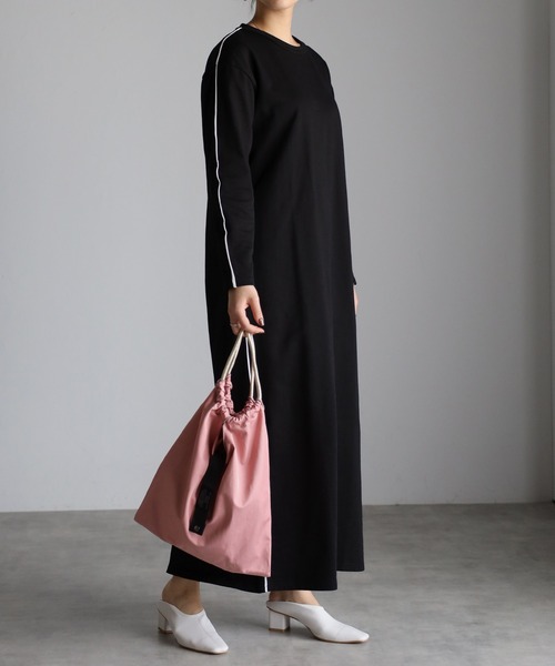 GUSCIO(グッシオ)の「【グッシオベーシック】パラコードハンドル エコバッグ(エコバッグ/サブバッグ・レディース・ブラック/アイボリー/マスタード/カーキ/ブルー/ピンク・FREE)」の20枚目の写真
