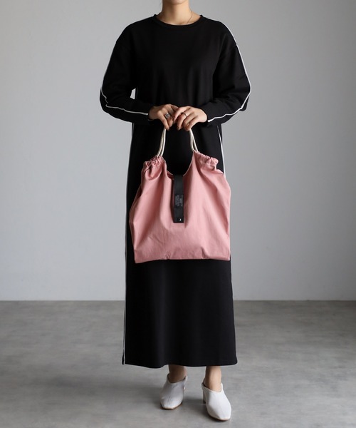 GUSCIO(グッシオ)の「【グッシオベーシック】パラコードハンドル エコバッグ(エコバッグ/サブバッグ・レディース・ブラック/アイボリー/マスタード/カーキ/ブルー/ピンク・FREE)」の21枚目の写真