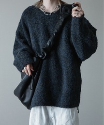 KUUUPY | Wool Mix Shaggy Knit Pullover - ミックスウール混シャギーニットプルオーバー(ニット/セーター)