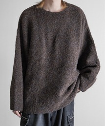 KUUUPY | Wool Mix Shaggy Knit Pullover - ミックスウール混シャギーニットプルオーバー(ニット/セーター)