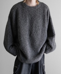 KUUUPY | Wool Mix Shaggy Knit Pullover - ミックスウール混シャギーニットプルオーバー(ニット/セーター)