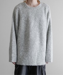 KUUUPY | Wool Mix Shaggy Knit Pullover - ミックスウール混シャギーニットプルオーバー(ニット/セーター)