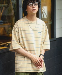 【SIGNAL SPORTS】ワンポイント刺繍/ボーダーTシャツ