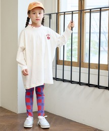 BIG FIELD | 【COTTON from U.S.A】プリントビッグロンT（90～150cm）(Tシャツ/カットソー)