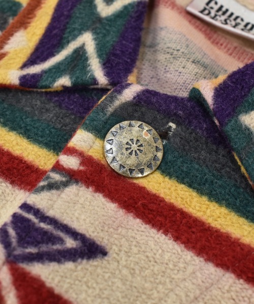VINTAGE(ヴィンテージ)の「【ヴィンテージ古着】90's CHICO'S DESIGN ネイティブ柄 フリースジャケット(その他アウター・メンズ・マルチ・1)」の13枚目の写真