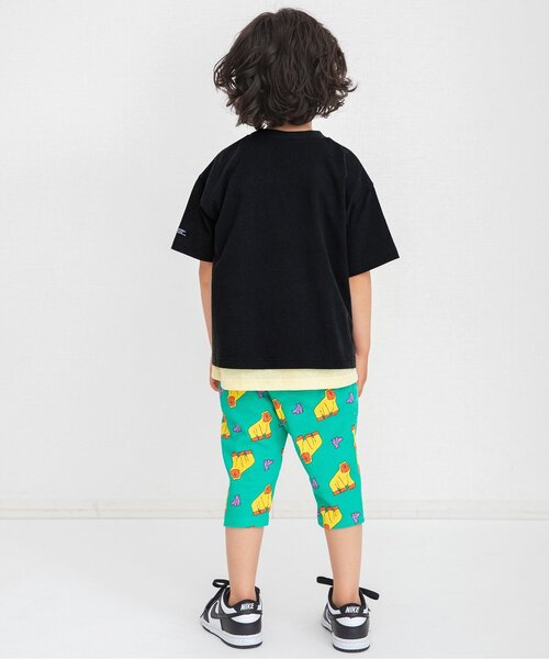 BREEZE(ブリーズ)の「【WEB限定】ボーダー&無地ベーシック半袖Tシャツ(Tシャツ/カットソー・キッズ・ベージュ/チャコール/その他11/イエロー/グリーン/ピンク/ワインレッド/その他13/ブラック/サックスブルー/オフホワイト/ターコイズブルー/その他12・90/100/110/120/130/140/150/160)」の21枚目の写真