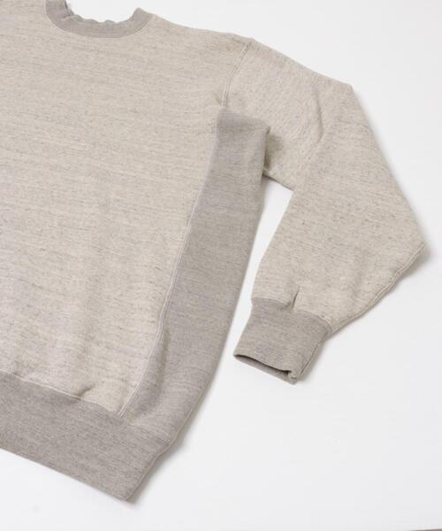 URBAN RESEARCH(アーバンリサーチ)の「UNDYED SWEAT CREW NECK(スウェット・メンズ・ライトグレー・3/4)」の6枚目の写真