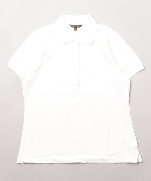 BROOKS BROTHERS(ブルックスブラザーズ)の「GF スーピマコットン ストレッチピケ ポロシャツ(ポロシャツ・レディース・ブラック/ライトブルー/ホワイト/ネイビー・SMALL/X-SMALL/MEDIUM/LARGE)」の14枚目の写真
