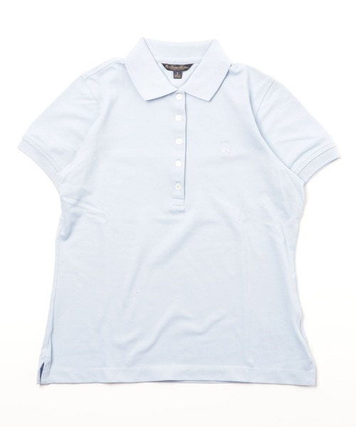 BROOKS BROTHERS(ブルックスブラザーズ)の「GF スーピマコットン ストレッチピケ ポロシャツ(ポロシャツ・レディース・ブラック/ライトブルー/ホワイト/ネイビー・SMALL/X-SMALL/MEDIUM/LARGE)」の16枚目の写真