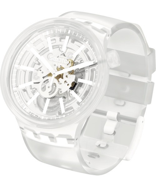 SWATCH(スウォッチ)の「SWATCH(スウォッチ)/腕時計 WHITEINJELLY(アナログ腕時計・メンズ・クリア・FREE)」の1枚目の写真