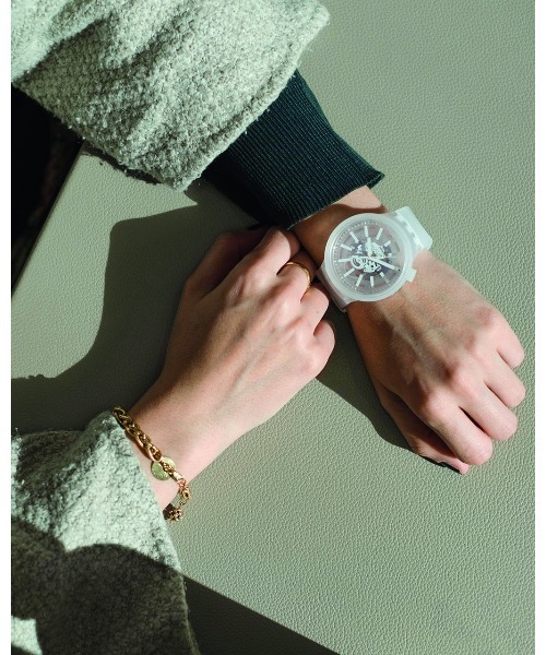 SWATCH(スウォッチ)の「SWATCH(スウォッチ)/腕時計 WHITEINJELLY(アナログ腕時計・メンズ・クリア・FREE)」の5枚目の写真