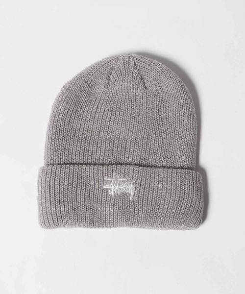 STUSSY(ステューシー)の「STUSSY/ステューシー Basic Cuff Beanie ビーニー ニットキャップ(ニットキャップ/ビーニー・メンズ・ブラック/パープル/グリーン/ブラウン/イエロー/ブルー/サンドベージュ/グレー/バーガンディー/ロイヤルブルー/ライトイエロー/ライトグレー・FREE)」の3枚目の写真