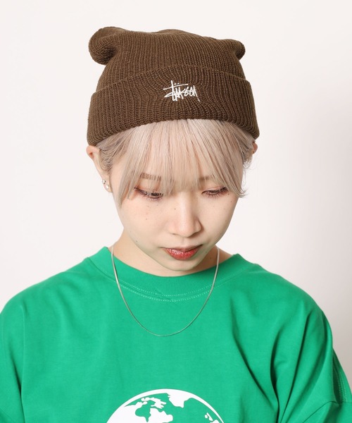 STUSSY(ステューシー)の「STUSSY/ステューシー Basic Cuff Beanie ビーニー ニットキャップ(ニットキャップ/ビーニー・メンズ・ブラック/パープル/グリーン/ブラウン/イエロー/ブルー/サンドベージュ/グレー/バーガンディー/ロイヤルブルー/ライトイエロー/ライトグレー・FREE)」の14枚目の写真