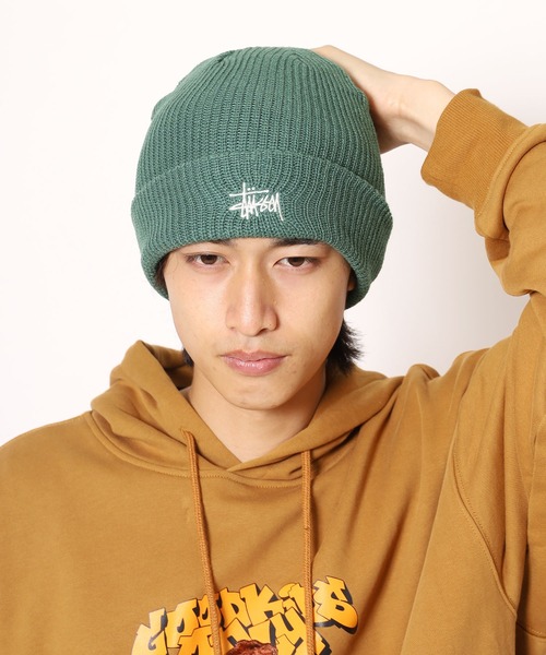 STUSSY(ステューシー)の「STUSSY/ステューシー Basic Cuff Beanie ビーニー ニットキャップ(ニットキャップ/ビーニー・メンズ・ブラック/パープル/グリーン/ブラウン/イエロー/ブルー/サンドベージュ/グレー/バーガンディー/ロイヤルブルー/ライトイエロー/ライトグレー・FREE)」の16枚目の写真