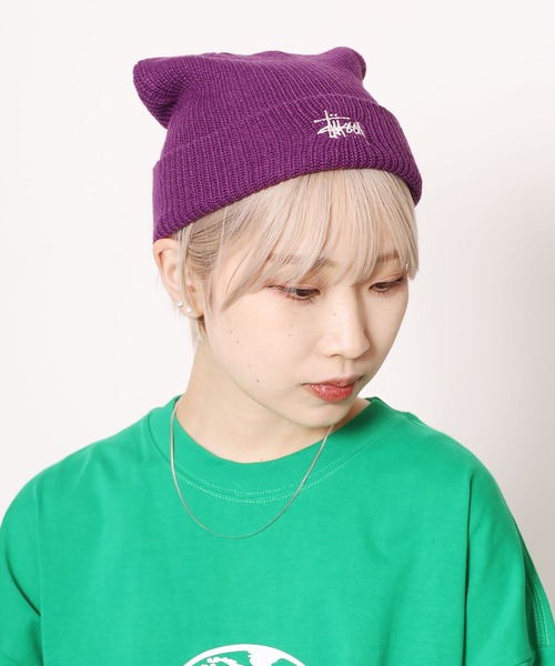 STUSSY(ステューシー)の「STUSSY/ステューシー Basic Cuff Beanie ビーニー ニットキャップ(ニットキャップ/ビーニー・メンズ・ブラック/パープル/グリーン/ブラウン/イエロー/ブルー/サンドベージュ/グレー/バーガンディー/ロイヤルブルー/ライトイエロー/ライトグレー・FREE)」の22枚目の写真