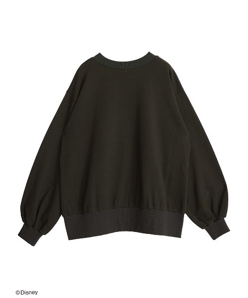 Ameri(アメリ)の「Disney MICKEY TAG SWEAT TOP(スウェット・レディース・スミクロ/アイボリー・FREE)」の19枚目の写真