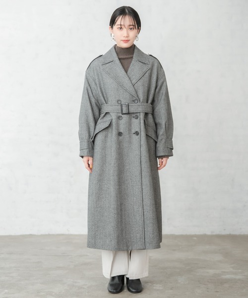 PAGEBOY(ページボーイ)の「ウィンタートレンチコート(その他アウター・レディース・ブラック/ブラック系その他/ブラウン系その他・SMALL/MEDIUM)」の20枚目の写真