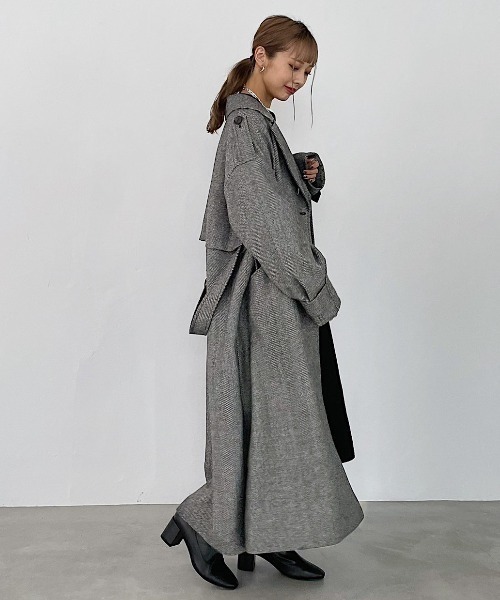 PAGEBOY(ページボーイ)の「ウィンタートレンチコート(その他アウター・レディース・ブラック/ブラック系その他/ブラウン系その他・SMALL/MEDIUM)」の10枚目の写真