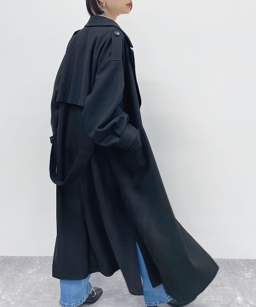 PAGEBOY(ページボーイ)の「ウィンタートレンチコート(その他アウター・レディース・ブラック/ブラック系その他/ブラウン系その他・SMALL/MEDIUM)」の5枚目の写真