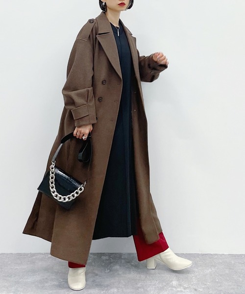 PAGEBOY(ページボーイ)の「ウィンタートレンチコート(その他アウター・レディース・ブラック/ブラック系その他/ブラウン系その他・SMALL/MEDIUM)」の18枚目の写真