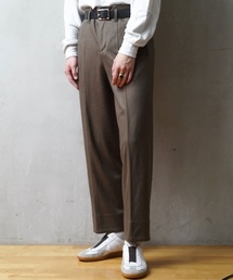MIN | MIN SMOOTH MELTON SLACKS STRAIGHT(スラックス)