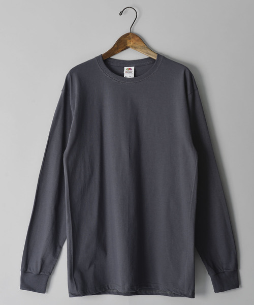 FRUIT OF THE LOOM(フルーツオブザルーム)の「#FRUIT OF THE LOOM/フルーツオブザルーム 5oz ロングスリーブTEE(Tシャツ/カットソー・メンズ・パープル/ネイビー/レッド/カーキ/オレンジ/グリーン/ライトピンク/ワイン/ライトブルー/イエロー/グレー/チャコールグレー/ホワイト/ブラック・MEDIUM/LARGE/SMALL)」の4枚目の写真
