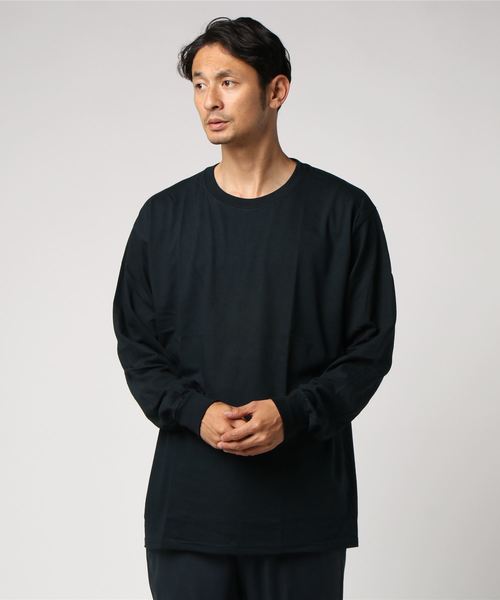 FRUIT OF THE LOOM(フルーツオブザルーム)の「#FRUIT OF THE LOOM/フルーツオブザルーム 5oz ロングスリーブTEE(Tシャツ/カットソー・メンズ・パープル/ネイビー/レッド/カーキ/オレンジ/グリーン/ライトピンク/ワイン/ライトブルー/イエロー/グレー/チャコールグレー/ホワイト/ブラック・MEDIUM/LARGE/SMALL)」の19枚目の写真