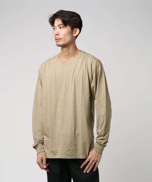 FRUIT OF THE LOOM(フルーツオブザルーム)の「#FRUIT OF THE LOOM/フルーツオブザルーム 5oz ロングスリーブTEE(Tシャツ/カットソー・メンズ・パープル/ネイビー/レッド/カーキ/オレンジ/グリーン/ライトピンク/ワイン/ライトブルー/イエロー/グレー/チャコールグレー/ホワイト/ブラック・MEDIUM/LARGE/SMALL)」の22枚目の写真