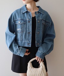 フリンジロゴショート丈Gジャン