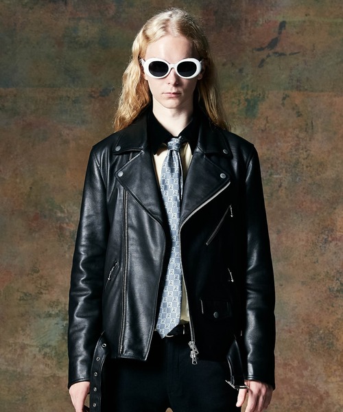 Calf Leather Riders Jacket / カーフレザーライダースジャケットの7枚目の写真
