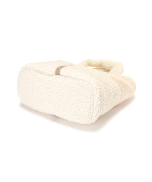 AVIREX(アヴィレックス)の「《直営店限定》BOA×FUR MINI TOTE BAG/ボア×ファー ミニトートバッグ(トートバッグ・レディース・オリーブ系1/アイボリー/ブラック・F)」の16枚目の写真