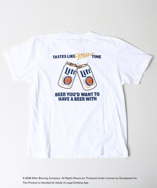 GOOD ROCK SPEED(グッドロックスピード)の「【GOOD ROCK SPEED/グッドロックスピード】Miller Tシャツ(Tシャツ/カットソー・メンズ・マスタード/オフホワイト・M/L)」の2枚目の写真