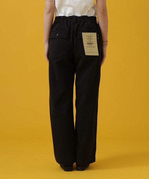 AVIREX(アヴィレックス)の「BAKER SEMI STRAIGHT PANTS/ ベイカーセミストレートパンツ(その他パンツ・レディース・ベージュ/オリーブ系/ブラック・M/S)」の18枚目の写真