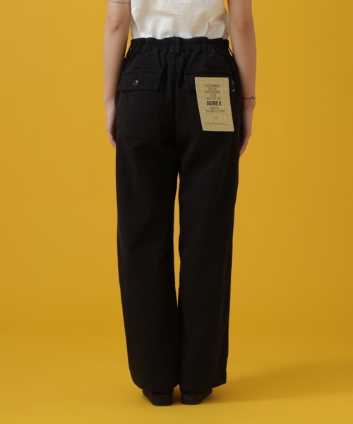 AVIREX(アヴィレックス)の「BAKER SEMI STRAIGHT PANTS/ ベイカーセミストレートパンツ(その他パンツ・レディース・ベージュ/オリーブ系/ブラック・M/S)」の9枚目の写真