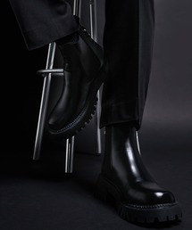 ADRER | high sole ring leather side gore boots/ハイソールリングレザーサイドゴアブーツ(ブーツ)