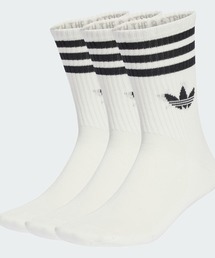 adidas | スリーストライプス クルーソックス 3足組 靴下 アディダスオリジナルス adidas Originals(ソックス/靴下)