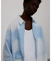 BEAMS | Damage Chambray Shirt(シャツ/ブラウス)