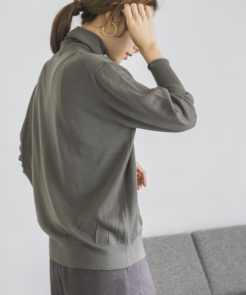 URBAN RESEARCH(アーバンリサーチ)の「カシミヤウールタートルニット(ニット/セーター・レディース・ブラック/パープル/オフホワイト/グリーン系その他・FREE)」の19枚目の写真