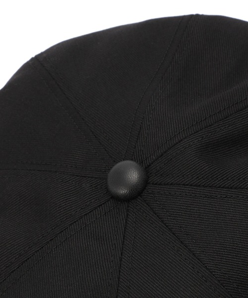 schott(ショット)の「【別注アイテム】CPH/シーピーエイチ/575 LEATHER CASQUETTE/レザー キャスケット(ハンチング/ベレー帽・メンズ・ブラック/チャコール・F)」の11枚目の写真