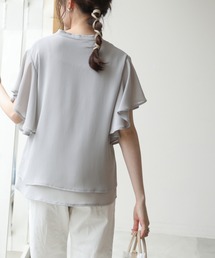 WEB限定. アソートラッフルスリーブブラウス