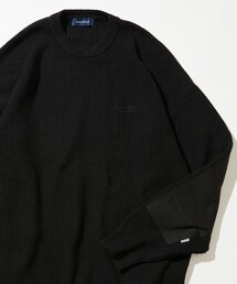 NAUTICA | NAUTICA/ノーティカ Nylon Lambswool Pullover Sweater/ナイロン ラムウール プルオーバー セーター(ニット/セーター)