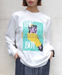 UNIT CHEST | 【UNIT CHEST】unique unisex long sleeve T-shirt/ユニークユニセックス ロンT OIF designer eggs コラボ The Boy by renyu iwano(Tシャツ/カットソー)