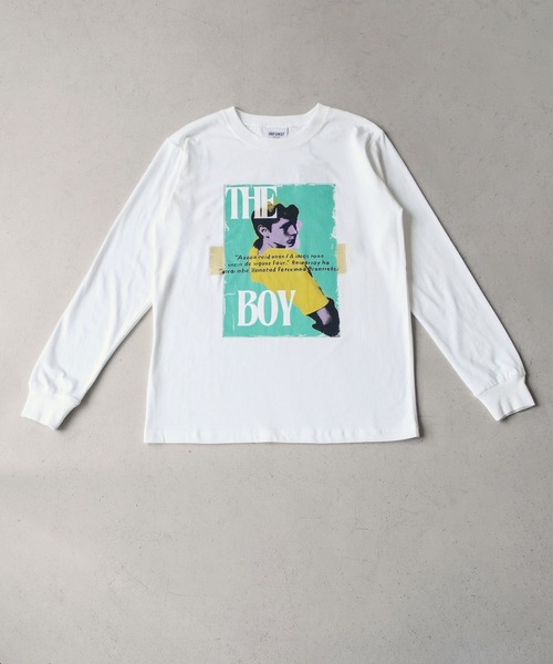 【UNIT CHEST】unique unisex long sleeve T-shirt/ユニークユニセックス ロンT OIF designer eggs コラボ The Boy by renyu iwanoの17枚目の写真