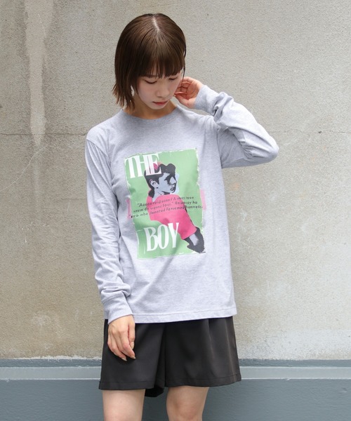 【UNIT CHEST】unique unisex long sleeve T-shirt/ユニークユニセックス ロンT OIF designer eggs コラボ The Boy by renyu iwanoの9枚目の写真