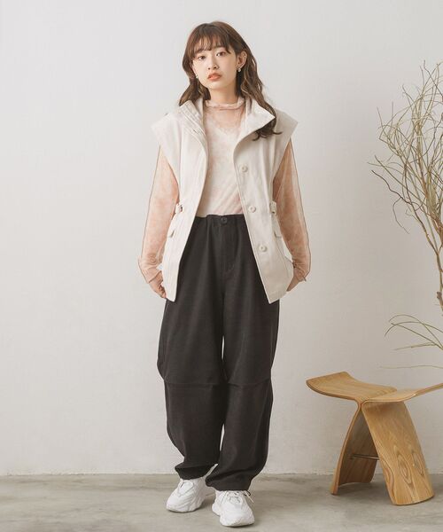 RETRO GIRL(レトロガール)の「シアーレイヤードHNインナー(Tシャツ/カットソー・レディース・ブラック/オレンジ系その他/ブラック系その他/グリーン/ホワイト・FREE)」の9枚目の写真